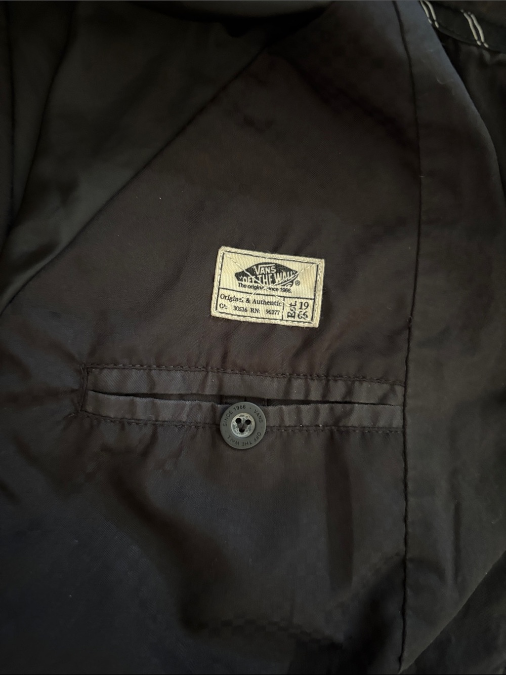 Vans Men's Black Lightweight Shirt Jacket - Picture 5 of 7
